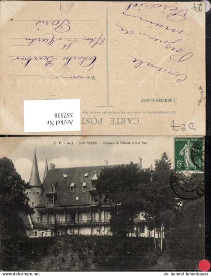 357538,Haute-Normandie Eure Louviers Chateau St-Hilaire Schloss