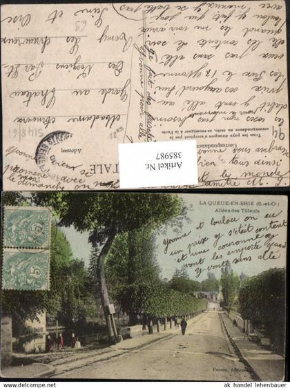385987,Ile-de-France Val-de-Marne La Queue-en-Brie Allees des Tilleuls Straßenansicht