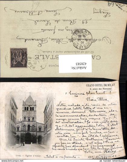 428583,Rhone-Alpes Rhone Lyon Eglise d'Ainay Kirche