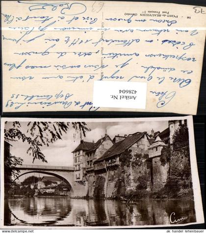 428604,Rhone-Alpes Savoie Pont-de-Beauvoision Pont Francois Brücke