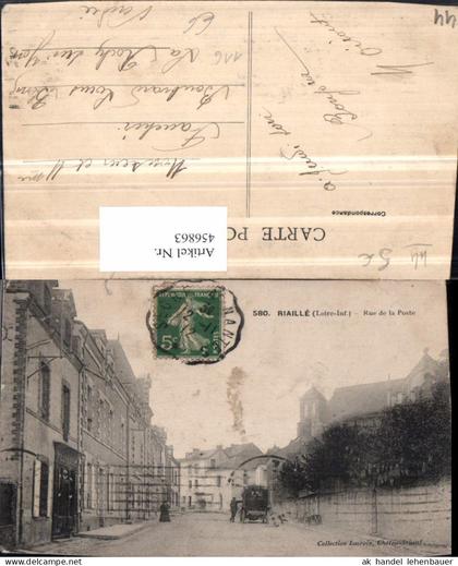 456863,Pays de la Loire Loire-Atlantique Riaille Rue Poste Straßenansicht