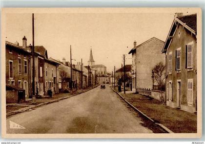 54380 Dieulouard - Route Nationale Kirche Auto Tankstelle Uhr - 39344751