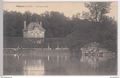 (57249) AK Vigneux-sur-Seine, Le Lac et l'Ile, vor 1945