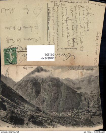 581358,France Cauterets Pic du Peguerre et Cauterets