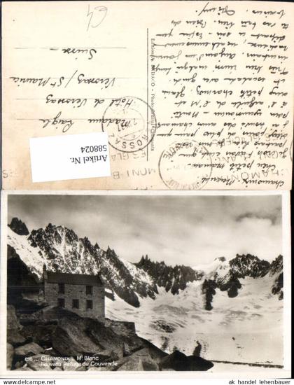 588024,Chamonix-Mont-Blanc Chamonix Mont Blanc Nouveau Refuge du Couvercle France