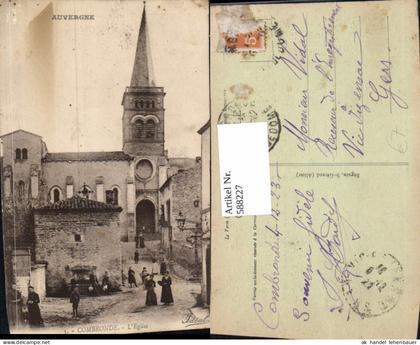 588227,Auvergne Combronde L Eglise Kirche France