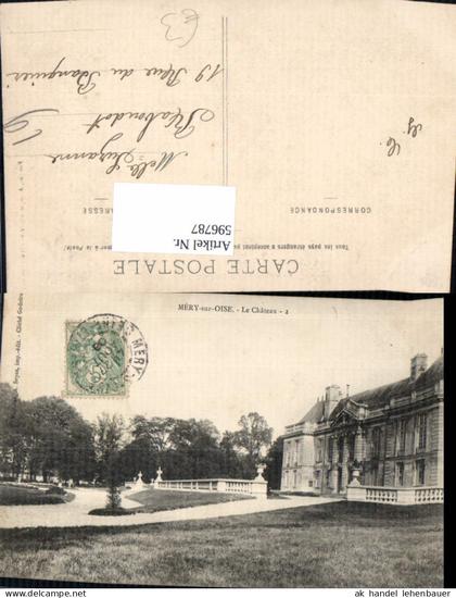 596787,Mery-sur-Oise Le Chateau Schloss France