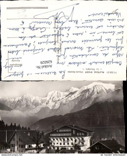 626029,Foto Ak Chamonix-Mont-Blanc Plateau D Assy Haute-Savoie Le Faucigny France
