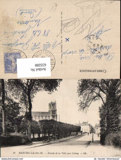 633288,Mantes-la-Jolie Entree de la Ville par Limay France