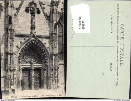 658872,Tours Notre-Dame-la-Riche Le Portail lateral France
