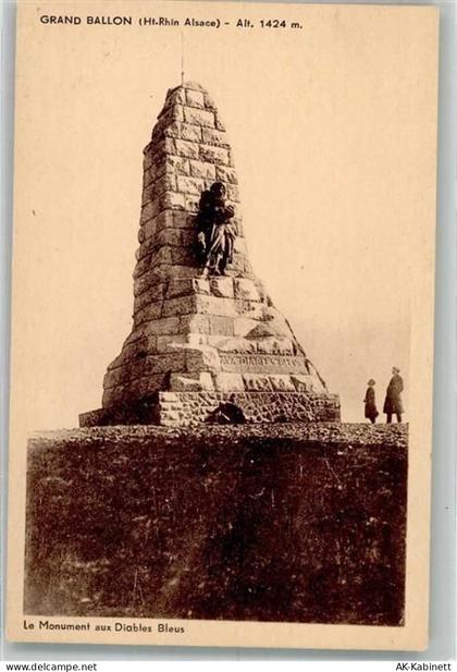68360 Soultz-Haut-Rhin Sulz Foto AK Denkmal Diables Bleus - 38067150