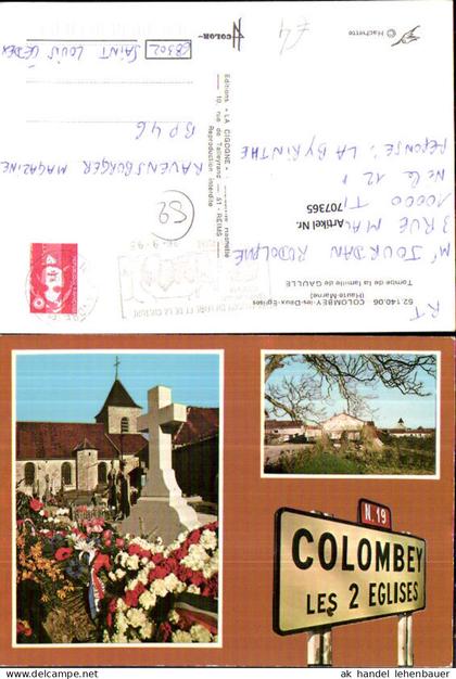 707365 France Colombey Les Deux Eglises Haute Marne