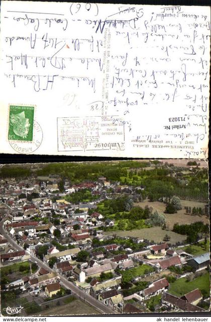 711023 France Fliegeraufnahme Villemeux-sur-Eure Vue generale aerienne