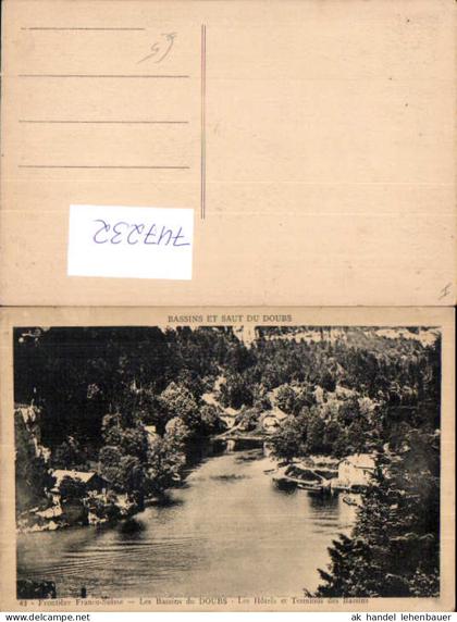 747232 Frontiere Franco-Suisse Les Bassins du Doubs Les Hotels et Terminus des Bassins France