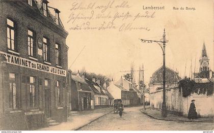 AK Lambersart Straßenansicht Rue du Bourg Frankreich 1915 gelaufen Postkarte
