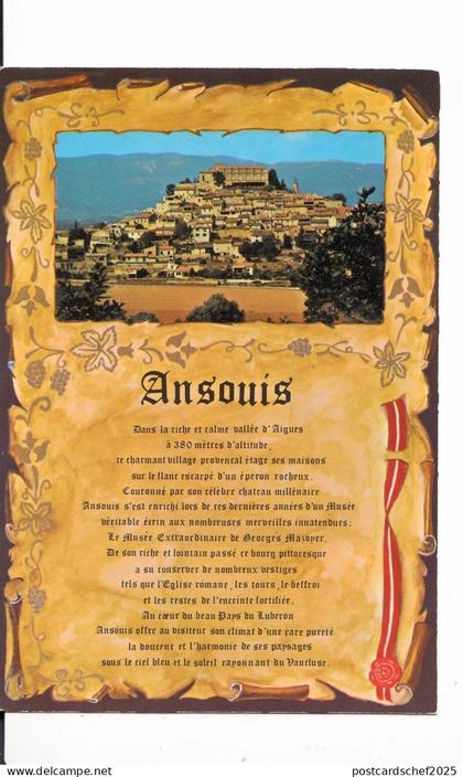 BF12792 ansouis vaucluse  france  front/back image
