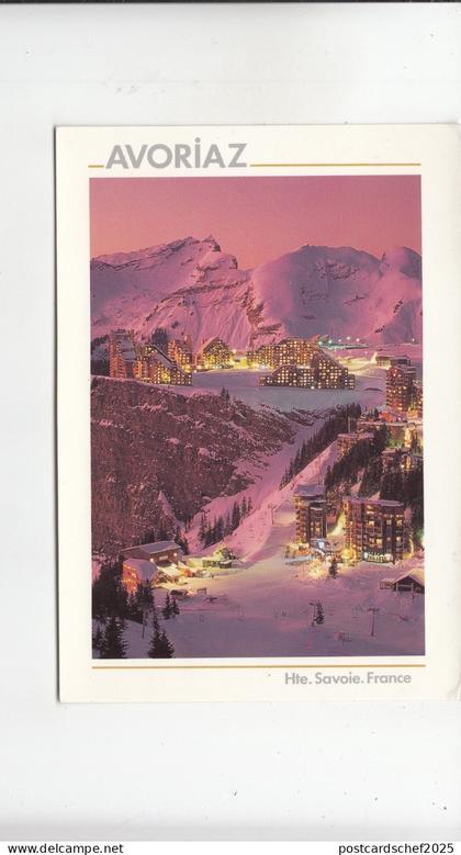 BF20356 avoriaz h s crepuscule   france front/back image