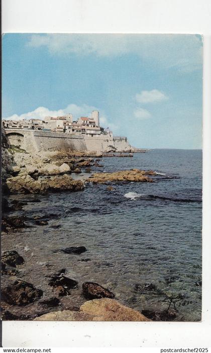 BF22321 antibes la vieille ville et les remparts   france  front/back image