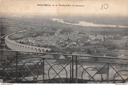 BF6385 saint satur et le viaduc de sancerre france       France
