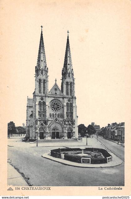 BF7558 chateauroux la cathedrale france     France