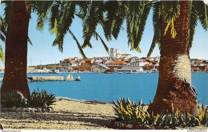 BR26777 Antibes echapee sur la vieille ville a travers les palmiers France