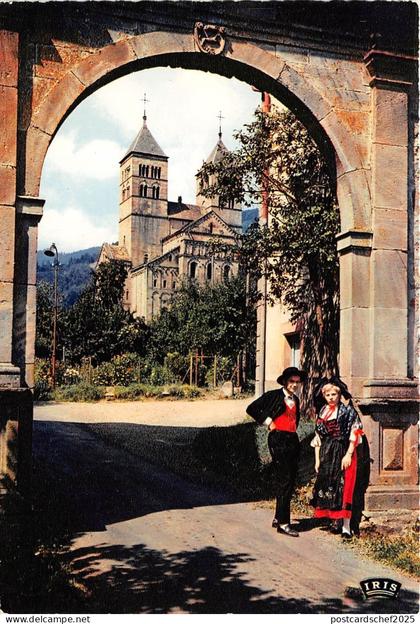 BR3399 Murbach L Abbaye roamane   france