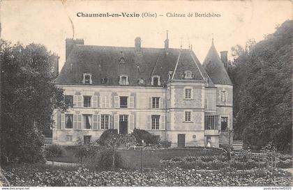 BR43180 Chaumont en Vexin chateau de Bertucheres     France