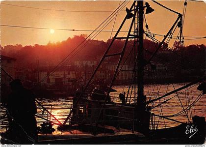 BR4399 Saint Jean de Luz Contre jour sur le Port de Saint Jean de Luz    France