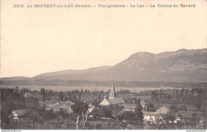 BR50663 Le bourget du lac vue generale le lac      France