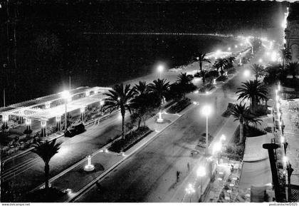 BR53212 Nice la nuit la promenade des anglis       France