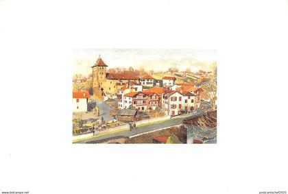 BR8485 Dominique Bruyant le village d'Espelette   france