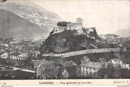 BR93159 lourdes vue generale de lourdes  france