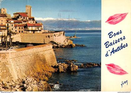 BT6276 Antibes la vieille ville et les remprts        France