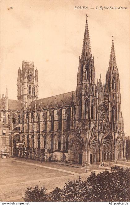 C207 France Rouen Eglise Saint Rouen  vintage postcard