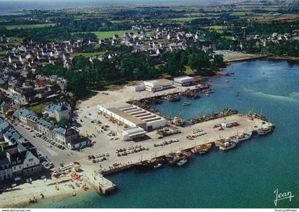 Loctudy Fishing Port Aerial French Postcard