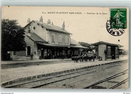 Saint-Florent-sur-Cher Interieur de la Gare Bahnhof Bahnhof Frankreich... - 13219918