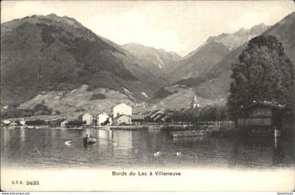 Villeneuve  Lac Leman VD Bords Lac