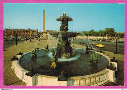 326411 / France > [75] Paris > Fountain of Rivers (Fontaine des Fleuves) Place de la Concorde Luxor Obelisk PC LYNA 1069