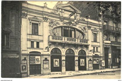 Carte Postale Ancienne de PARIS-Le concert de la Gaite Rochechouart