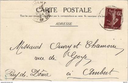 CPA AMBERT Card to Ambert (1253675)