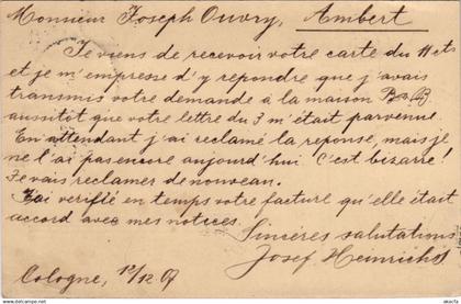 CPA AMBERT Card to Ambert (1253676)