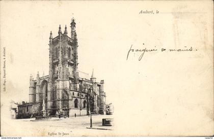 CPA Ambert Eglise St Jean