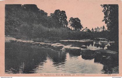 53 AMBRIERES LES VALLEES LA MAYENNE AU GUE DE GENES