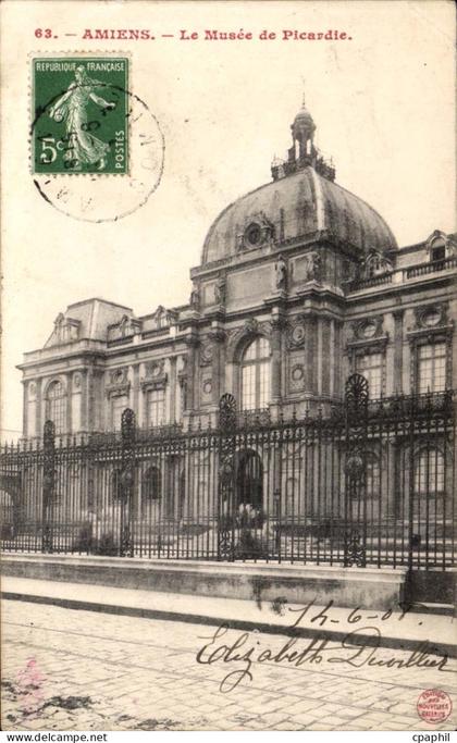 Amiens - La musee de Picardie CPA