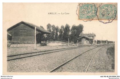 AUCP8-0482-45 - AMILLY - La gare