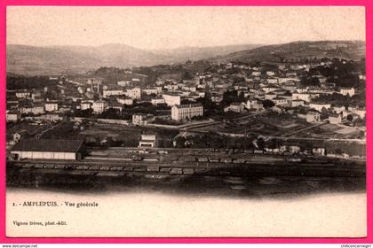 Amplepuis - Vue Générale - Wagons - Gare ?? - Phot. Edit. VIGNON FRERES