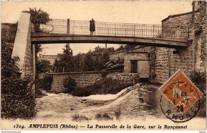 CPA Amplepuis La Passerelle de la Gare (1390547)