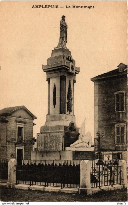 CPA AMPLEPUIS - Le Monument (450698)
