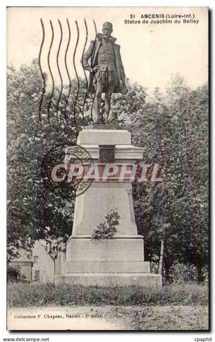 CPA Ancenis Statue de Joachim du Bellay