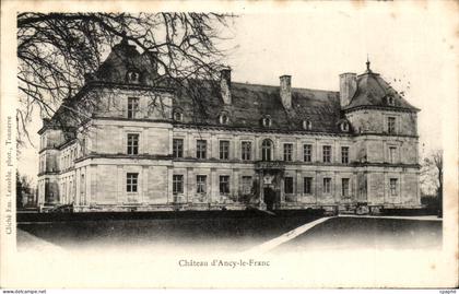 CPA Chateau d'Ancy le Franc